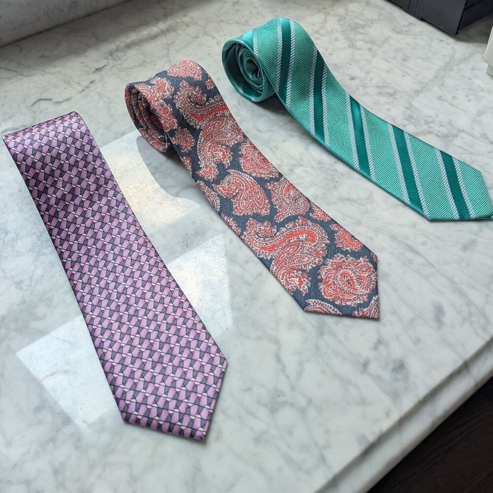 Stunning Brioni Silk Tie Bundle